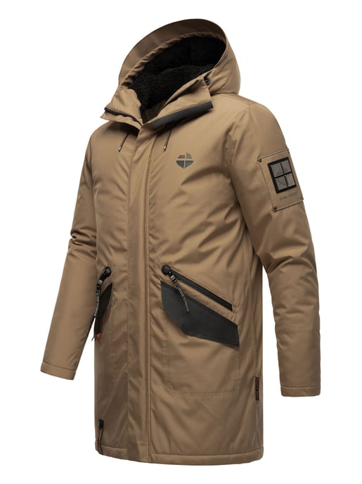 Stone Harbour Herren Winterjacke Ragaan mit Teddyfell & Kapuze - Image 5