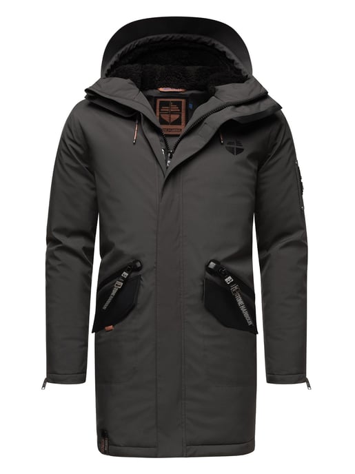 Stone Harbour Herren Winterjacke Ragaan mit Teddyfell & Kapuze - Image 1
