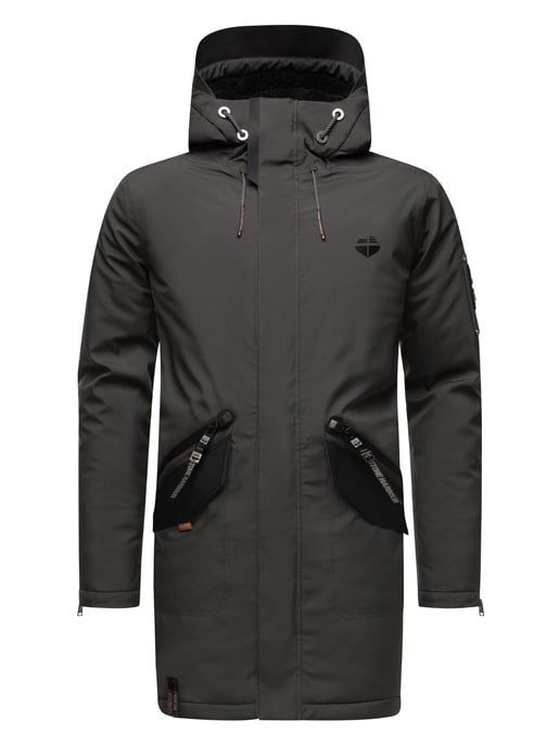 Stone Harbour Herren Winterjacke Ragaan mit Teddyfell & Kapuze - Image 2