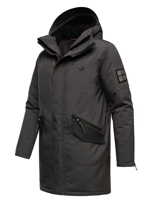 Stone Harbour Herren Winterjacke Ragaan mit Teddyfell & Kapuze - Image 3