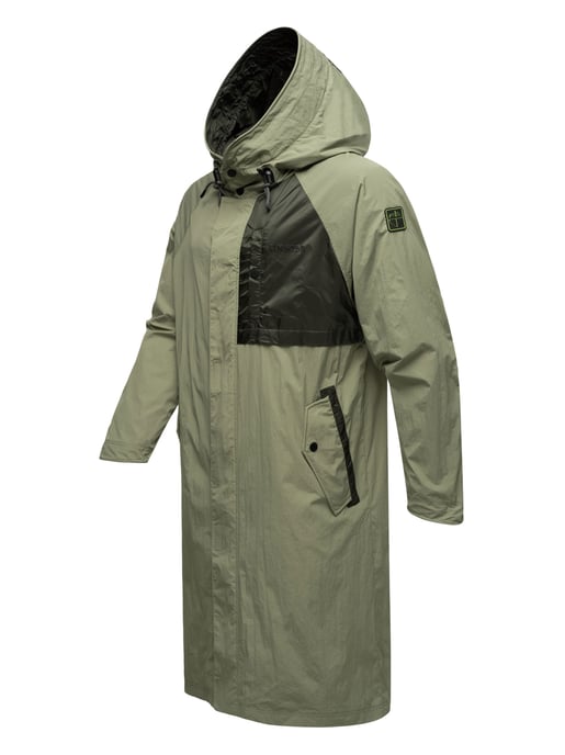 Stone Harbour Herren Regenjacke Zafaar lang geschnitten & wind- / wasserabweisend - Image 3