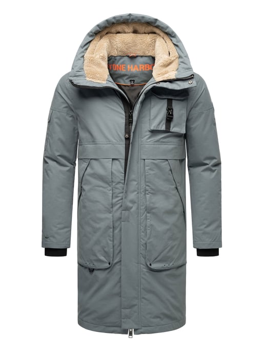 Stone Harbour Herren Outdoorjacke Cyriaan mit Teddyfellkapuze & winddichtem Design - Image 1