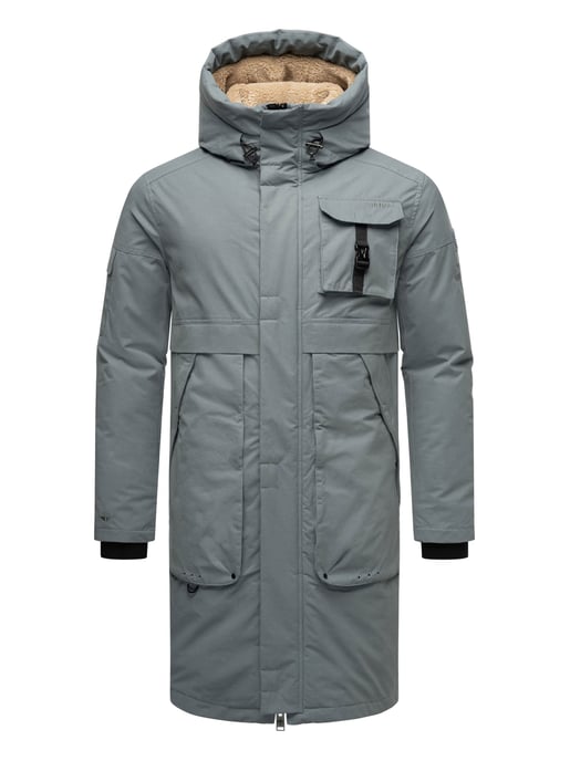Stone Harbour Herren Outdoorjacke Cyriaan mit Teddyfellkapuze & winddichtem Design - Image 2