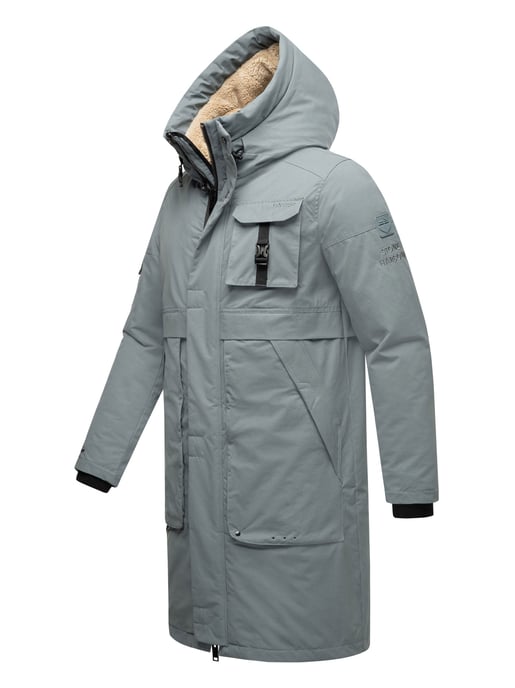 Stone Harbour Herren Outdoorjacke Cyriaan mit Teddyfellkapuze & winddichtem Design - Image 3