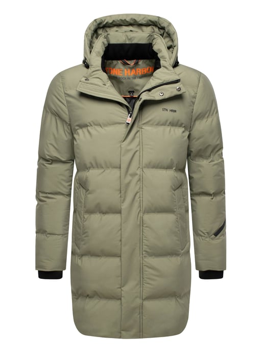 Stone Harbour Herren Wintermantel Thadeek mit abnehmbarer Kapuze & Magnettaschen - Image 1