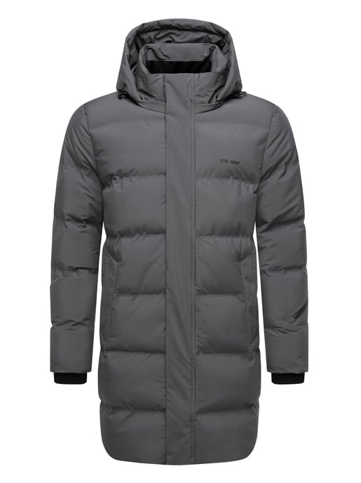 Stone Harbour Herren Wintermantel Thadeek mit abnehmbarer Kapuze & Magnettaschen - Image 2