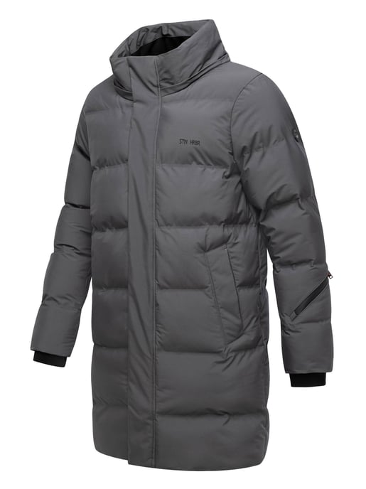 Stone Harbour Herren Wintermantel Thadeek mit abnehmbarer Kapuze & Magnettaschen - Image 3