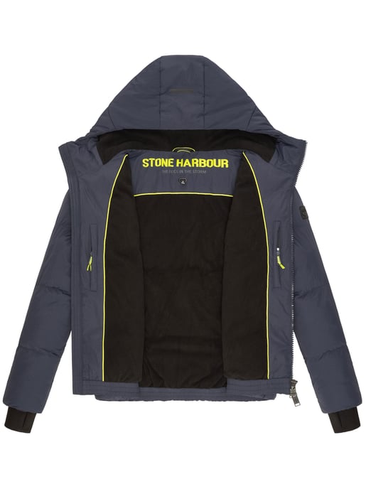 Stone Harbour Herren Steppjacke Tayroos mit Fleecefutter & 2-Wege-Reißverschluss - Image 5