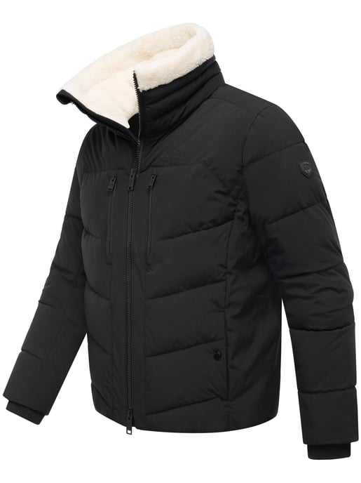 Stone Harbour Herren Steppjacke Ansello mit Teddyfleece-Kragen & Fleecefutter - Image 3