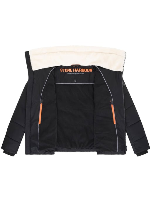 Stone Harbour Herren Steppjacke Ansello mit Teddyfleece-Kragen & Fleecefutter - Image 5