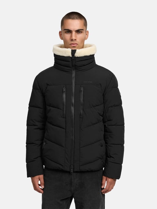 Stone Harbour Herren Steppjacke Ansello mit Teddyfleece-Kragen & Fleecefutter - Image 6