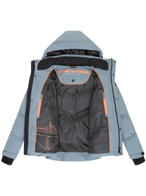 Stone Harbour Herren Winterjacke Livianoo mit abnehmbarer Kapuze & Fleece-Taschen - Image 5