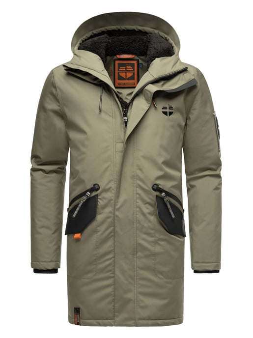 Stone Harbour Herren Winterjacke Ragaan mit Teddyfell & Kapuze - Image 1