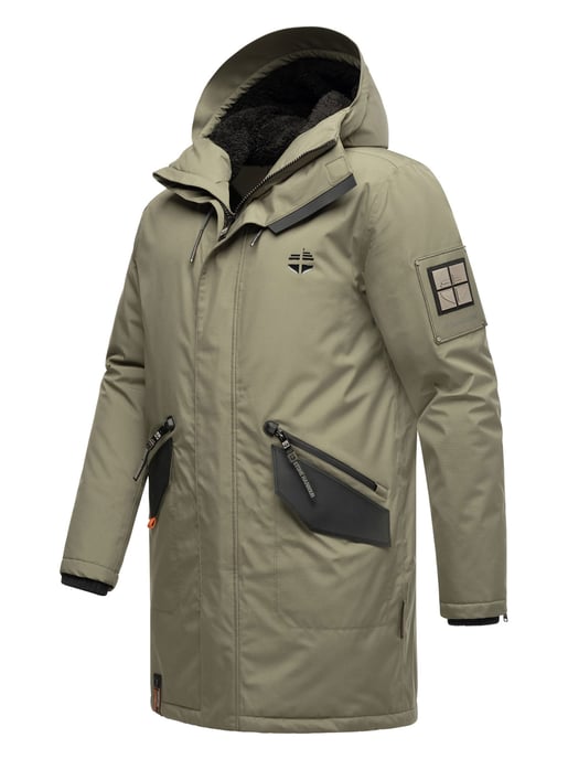Stone Harbour Herren Winterjacke Ragaan mit Teddyfell & Kapuze - Image 3