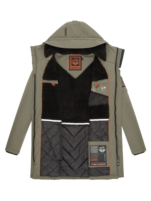 Stone Harbour Herren Winterjacke Ragaan mit Teddyfell & Kapuze - Image 5