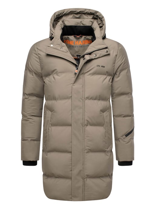 Stone Harbour Herren Wintermantel Thadeek mit abnehmbarer Kapuze & Magnettaschen - Image 1