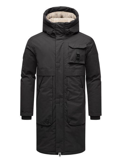 Stone Harbour Herren Outdoorjacke Cyriaan mit Teddyfellkapuze & winddichtem Design - Image 2