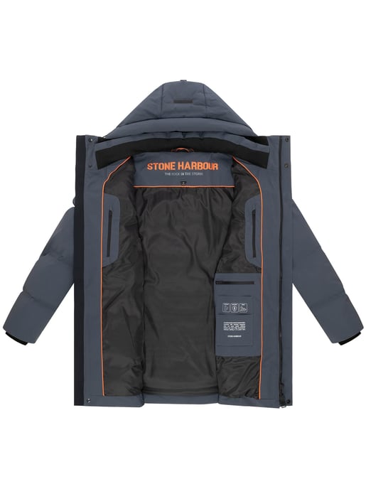 Stone Harbour Herren Winterjacke Darianoo mit Downfree-Steppung & Magnetverschluss - Image 5
