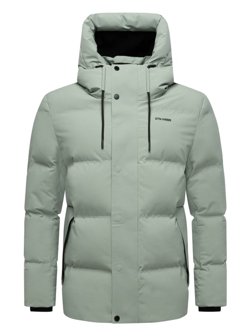 Stone Harbour Herren Winterjacke Taviaan mit Fleecekapuze & winddichtem Design - Image 2