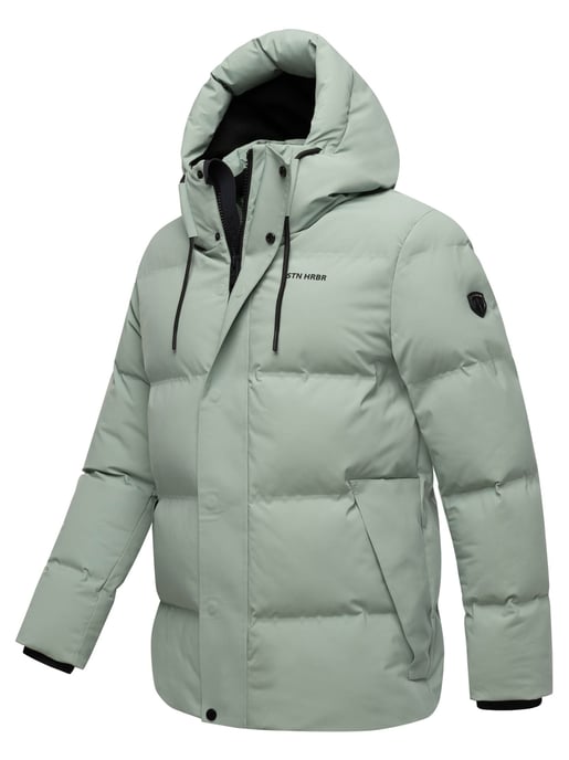 Stone Harbour Herren Winterjacke Taviaan mit Fleecekapuze & winddichtem Design - Image 3