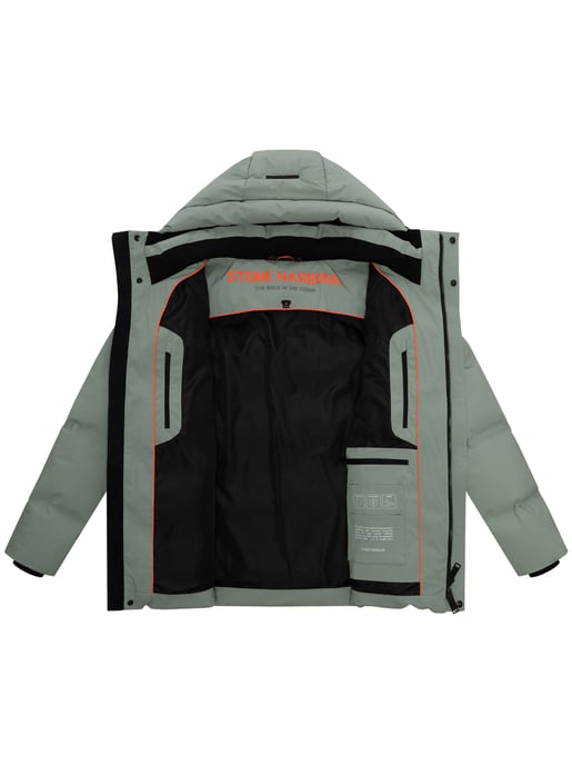 Stone Harbour Herren Winterjacke Taviaan mit Fleecekapuze & winddichtem Design - Image 5