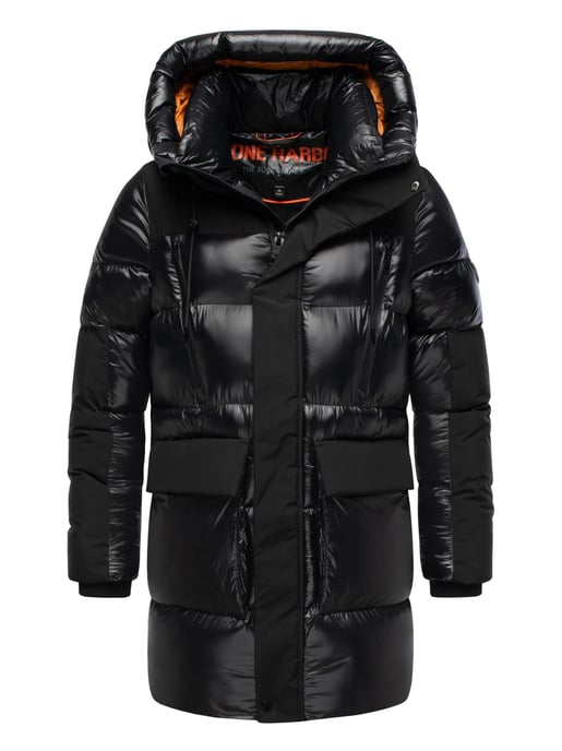 Stone Harbour Herren Winterjacke Nelioon mit 2-Wege-Reißverschluss & Kapuze - Image 1