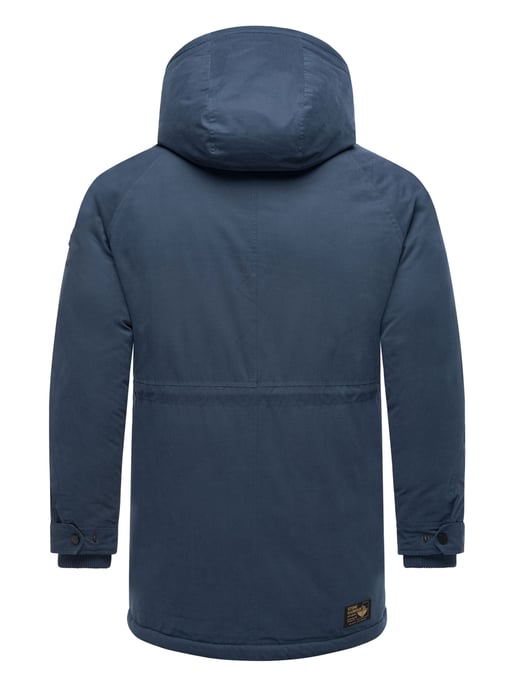 Stone Harbour Herren Winterjacke Navroos mit abnehmbarem Teddyfellkragen & Fleecefutter - Image 5