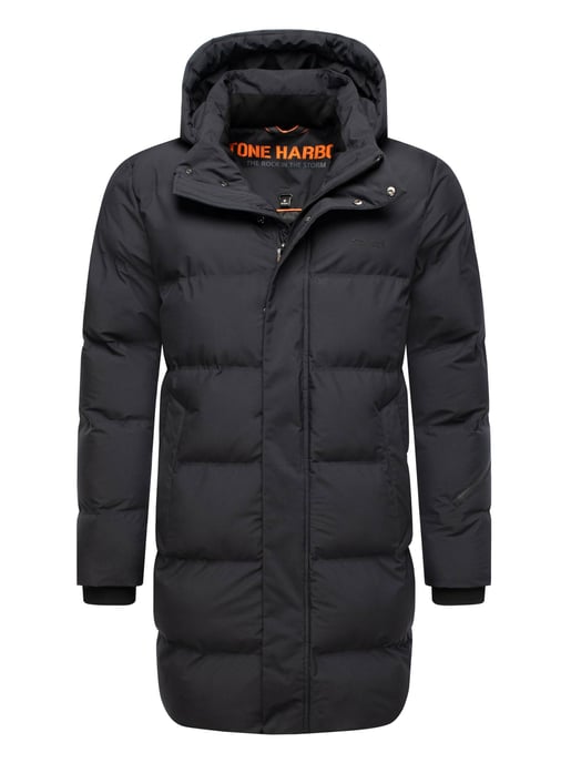 Stone Harbour Herren Wintermantel Thadeek mit abnehmbarer Kapuze & Magnettaschen - Image 1
