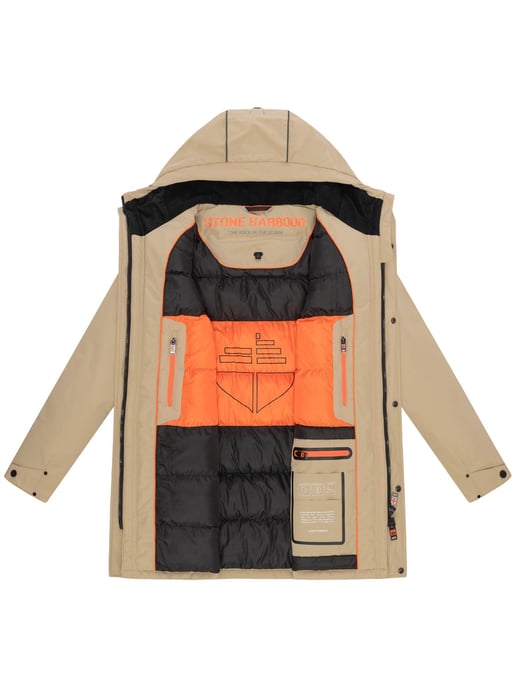 Stone Harbour Herren Winterjacke Phinoo mit Fleece-Taschen & 2-Wege-Reißverschluss - Image 5