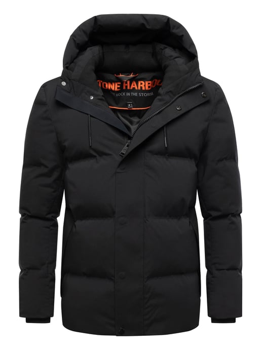 Stone Harbour Herren Winterjacke Taviaan mit Fleecekapuze & winddichtem Design - Image 1