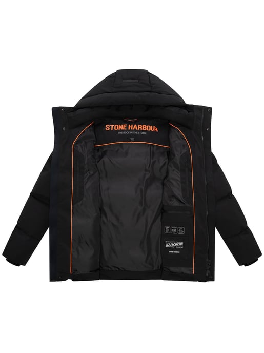 Stone Harbour Herren Winterjacke Taviaan mit Fleecekapuze & winddichtem Design - Image 5