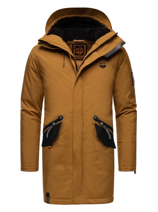 Stone Harbour Herren Winterjacke Ragaan mit Teddyfell & Kapuze - Image 1