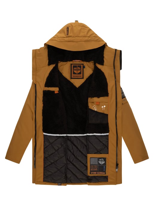 Stone Harbour Herren Winterjacke Ragaan mit Teddyfell & Kapuze - Image 6