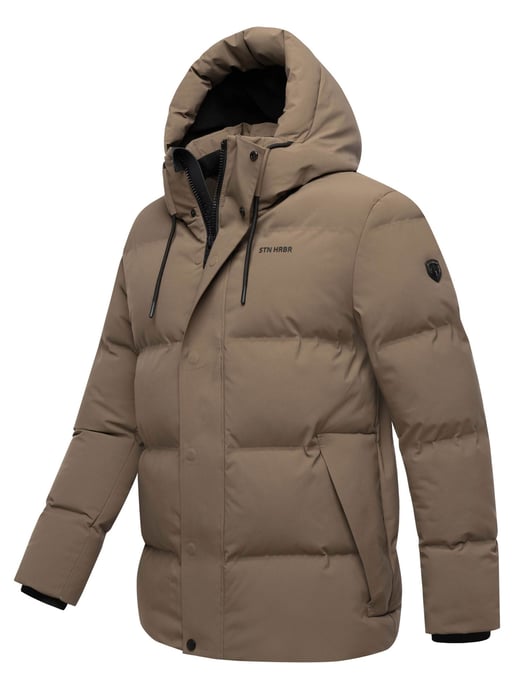 Stone Harbour Herren Winterjacke Taviaan mit Fleecekapuze & winddichtem Design - Image 3