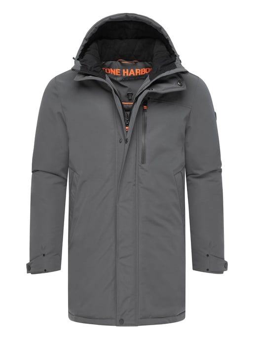 Stone Harbour Herren Winterjacke Phinoo mit Fleece-Taschen & 2-Wege-Reißverschluss - Image 1
