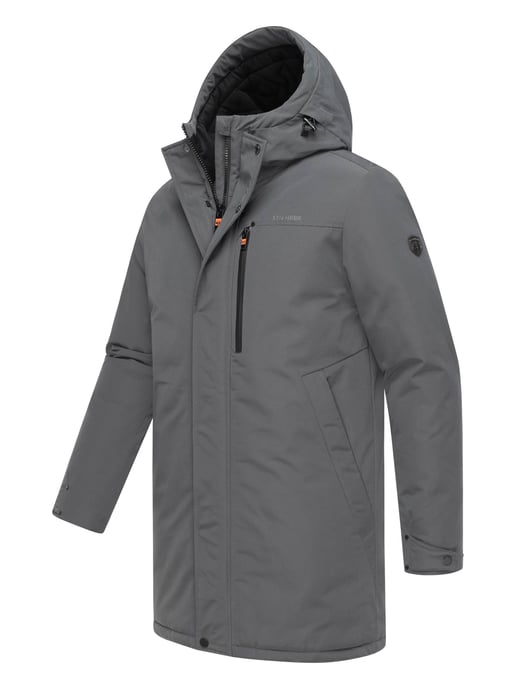 Stone Harbour Herren Winterjacke Phinoo mit Fleece-Taschen & 2-Wege-Reißverschluss - Image 3