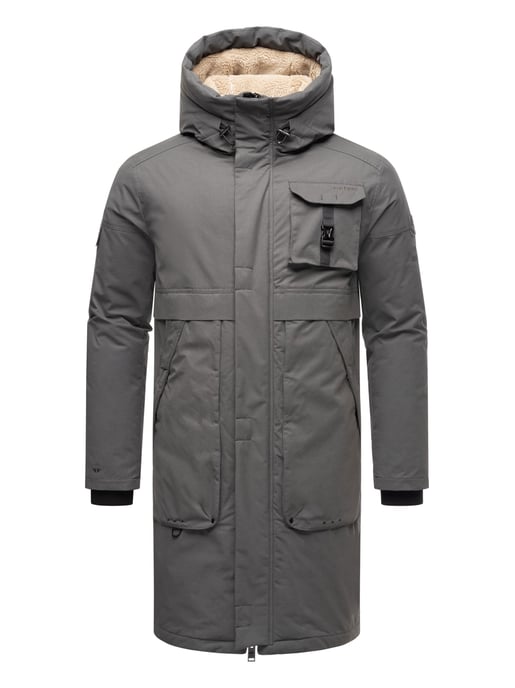 Stone Harbour Herren Outdoorjacke Cyriaan mit Teddyfellkapuze & winddichtem Design - Image 2