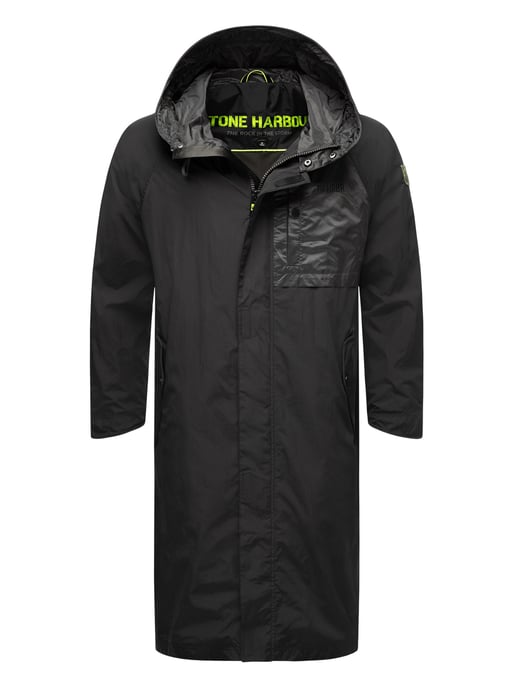 Stone Harbour Herren Regenjacke Zafaar lang geschnitten & wind- / wasserabweisend - Image 1