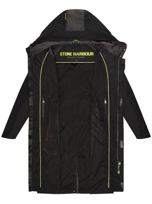 Stone Harbour Herren Regenjacke Zafaar lang geschnitten & wind- / wasserabweisend - Image 5
