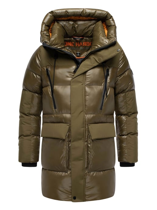 Stone Harbour Herren Winterjacke Nelioon mit 2-Wege-Reißverschluss & Kapuze - Image 1
