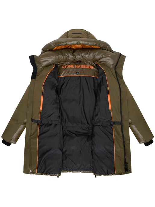 Stone Harbour Herren Winterjacke Nelioon mit 2-Wege-Reißverschluss & Kapuze - Image 5