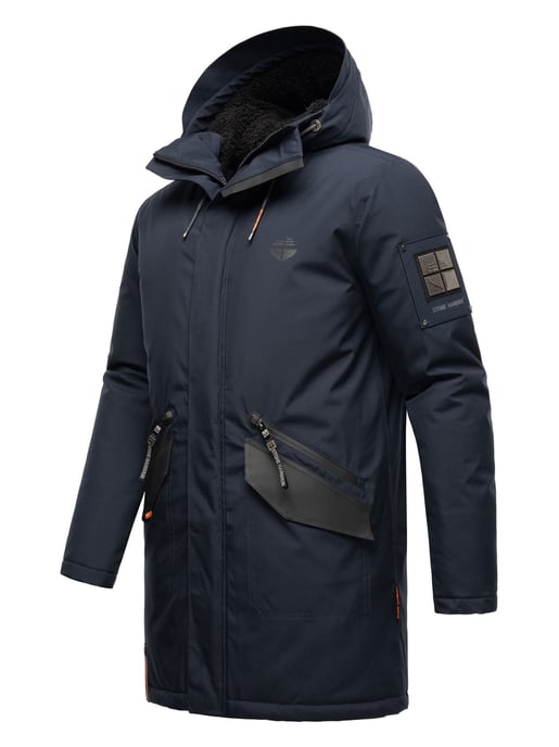 Stone Harbour Herren Winterjacke Ragaan mit Teddyfell & Kapuze - Image 3