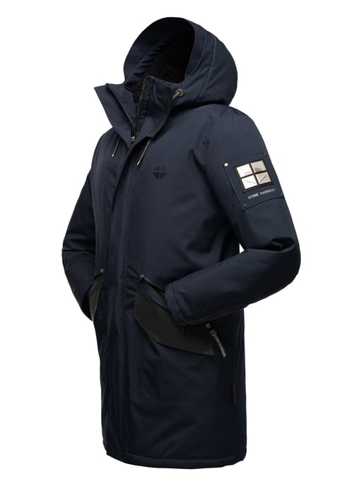 Stone Harbour Herren Winterjacke Ragaan mit Teddyfell & Kapuze - Image 5