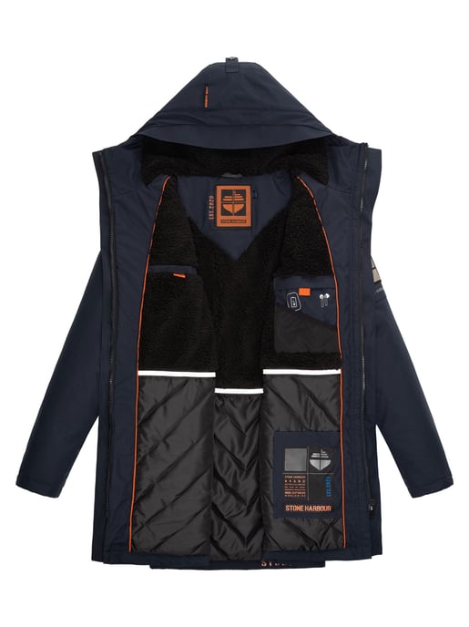 Stone Harbour Herren Winterjacke Ragaan mit Teddyfell & Kapuze - Image 6