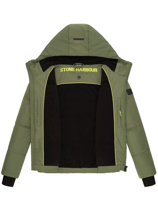 Stone Harbour Herren Steppjacke Tayroos mit Fleecefutter & 2-Wege-Reißverschluss - Image 5
