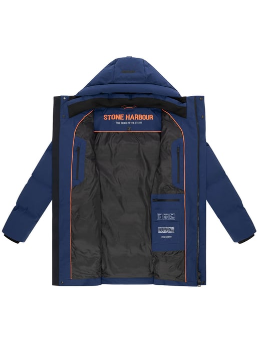 Stone Harbour Herren Winterjacke Darianoo mit Downfree-Steppung & Magnetverschluss - Image 5