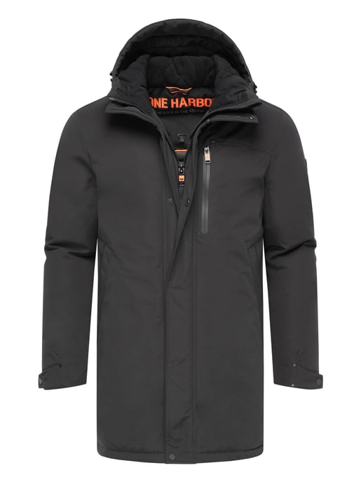 Stone Harbour Herren Winterjacke Phinoo mit Fleece-Taschen & 2-Wege-Reißverschluss - Image 1