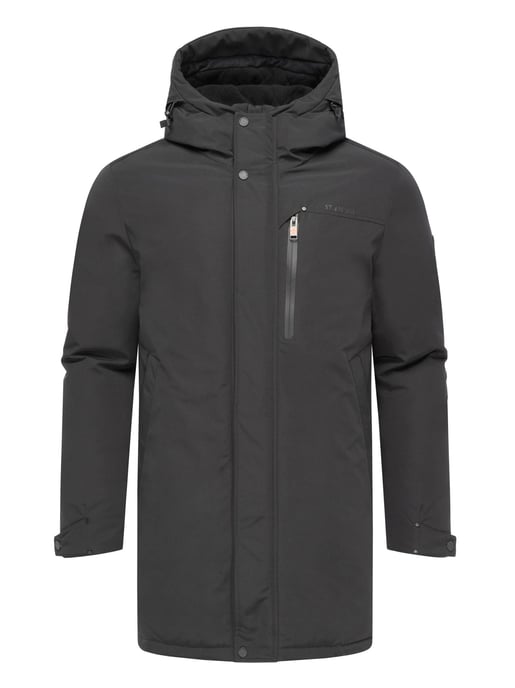 Stone Harbour Herren Winterjacke Phinoo mit Fleece-Taschen & 2-Wege-Reißverschluss - Image 2