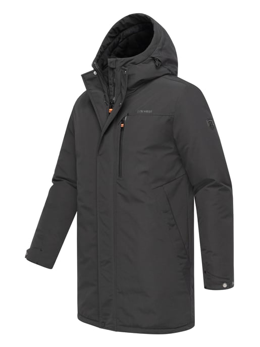 Stone Harbour Herren Winterjacke Phinoo mit Fleece-Taschen & 2-Wege-Reißverschluss - Image 3