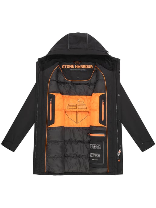 Stone Harbour Herren Winterjacke Phinoo mit Fleece-Taschen & 2-Wege-Reißverschluss - Image 5
